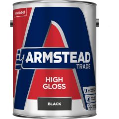 ARMSTEAD TRADE HIGH GLOSS PAINT BLACK 5L