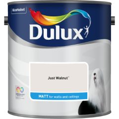DULUX MATT PAINT JUST WALNUT 2.5L