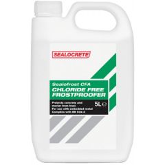 SEALOCRETE SEALOFROST CHLORIDE FREE FROSTPROOFER 5L
BOSTIK