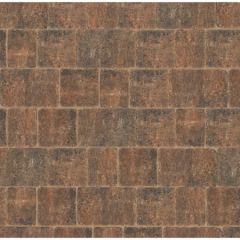 BRADSTONE WOBURN RUMBLED BLOCK PAVING BRINDLE 134 X 134 X 50MM