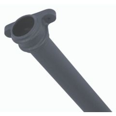 BRETT MARTIN CASCADE 68MM ROUND CAST IRON EFFECT SOCKETED PIPE WITH LUGS X 1.8M CLASSIC BLACK