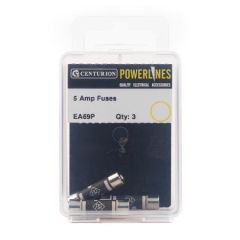 CENTURION POWERLINES 5 AMP FUSE (PACK OF 3)