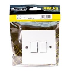 CENTURION POWERLINES 10 AMP DOUBLE 2 WAY WALL SWITCH