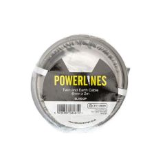 CENTURION POWERLINES 6MM FLAT X 2M TWIN AND EARTH CABLE