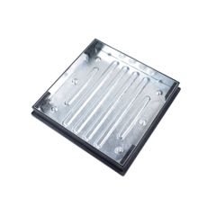CLARK DRAIN CD 791R GALVANISED MANHOLE COVER & FRAME 600 X 600 X 80MM RECESSED FOR BLOCK PAVING 10T GPW