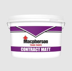 MACPHERSON CONTRACT MATT EMULSION PAINT MAGNOLIA 10 LTR