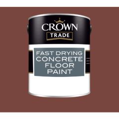 CROWN TRADE FAST DRYING CONCRETE FLOOR PAINT TILE RED 5L
