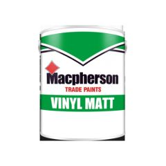 MACPHERSON VINYL MATT PAINT EMULSION BRILLIANT WHITE 2.5L