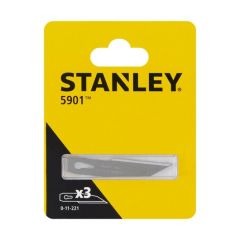 STANLEY 5901B SLIM KNIFE BLADES STRAIGHT (PACK OF 3) 0-11-221