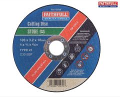 FAITHFULL CUT OFF DISC FOR STONE 100 X 3.2 X 16MM