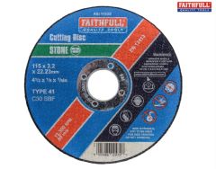 FAITHFULL CUT OFF DISC FOR STONE 115 X 3.2 X 22MM