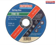 FAITHFULL CUT OFF DISC FOR STONE 125 X 3.2 X 22MM