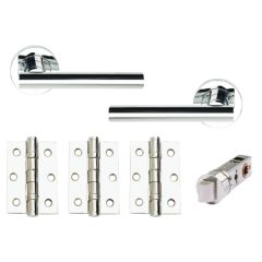 SULTAN INTERNAL BOX PACK POLISHED CHROME, PSS 63MM LATCH, PCP 3" BB HINGES