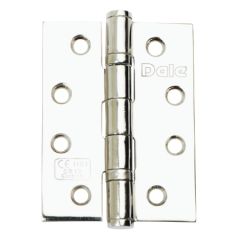 100MM POLISHED STAINLESS STEEL HINGES 4" X 3" X 3.0MM CE13 HINGE (PACK OF 3)