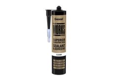 GEOCEL THE WORKS PRO CLEAR SEALANT & ADHESIVE 290ML