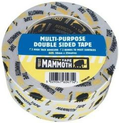 EVERBUILD MAMMOTH MULTI-PURPOSE DOUBLE SIDED TAPE 50MM X 25MTR