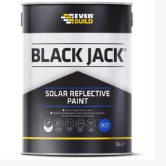 EVERBUILD 907 BLACK JACK SOLAR REFLECTIVE PAINT 5L