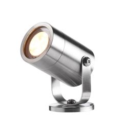 ELLUMIÈRE STAINLESS STEEL SPOTLIGHT - SMALL
(2W LED, 0.5M CABLE, S/STEEL SPIKE AND BASE)