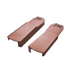 KLOBER UNI CLICK DRY VERGE RIGHT HAND TERRACOTTA