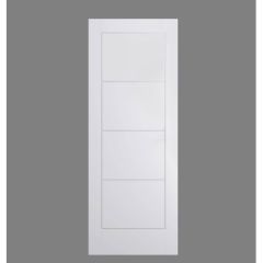 44MM WHITE SMOOTH LADDER MOULDED DOOR FD30 1981 X 762MM (30")