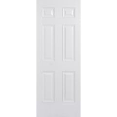 LPD DOORS GRP COLONIAL 6P WHITE COMPOSITE EXTERNAL DOOR