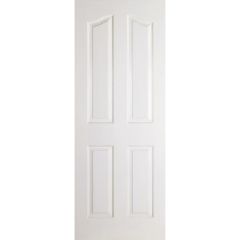 LPD DOORS MAYFAIR 4P SHAPED TOP WHITE MOULDED INTERNAL DOOR