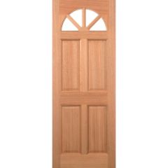 LPD DOORS HARDWOOD CAROLINA 4P M&T GLAZED EXTERNAL DOOR