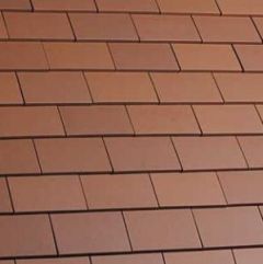 MARLEY ACME SINGLE CAMBER CLAY PLAIN TILE RED SMOOTH