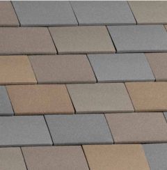 HAWKINS CLAY PLAIN ROOF TILE SINGLE CAMBER STAFFORDSHIRE MIXTURE