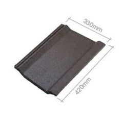 WESSEX INTERLOCKING ROOF TILE 420MM X 330MM SMOOTH GREY