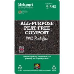 MELCOURT ALL PURPOSE PEAT FREE COMPOST 40 LITRE BAG
