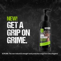 SCRUBB LIME CLEANSE DEGREASING HAND WASH 1LTR PUMP TOP