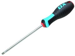 OX TOOLS PRO SLOTTED FLARED SCREWDRIVER 150X8MM
