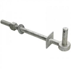NO.825 GALVANISED GATE HOOK TO BOLT C/W WELDED WASHER - 10" POSTS 350MM 14" X 19MM