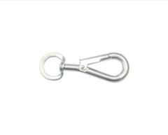 SPRING HOOKS TO SWIVEL 55MM ZINC PLATED (PACK OF 2)