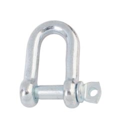 DEE SHACKLES ZINC PLATED 8MM (PACK OF 2)