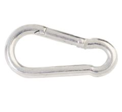 NO.314 ZINC PLATED CARBINE HOOKS 5MM (PACK OF 2)