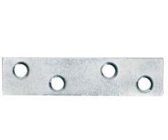 NO.325/PP 100MM MENDING PLATES C/W SCREWS ZINC PLATED (PACK OF 10)