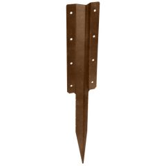 NO.4716 SLEEPERSECURE DOUBLE SLEEPER STRAIGHT SUPPORT SPIKE BROWN