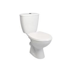 TOILET TO GO CLOSE COUPLED WC WITH SOFT CLOSE SEAT