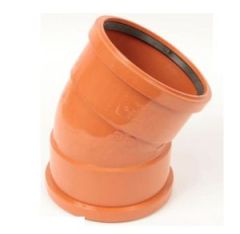 POLYPIPE 110MM 30 DEGREE DOUBLE SOCKET SHORT RADIUS BEND