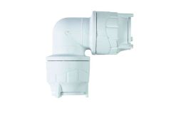 POLYPIPE 22MM POLYFIT ELBOW WHITE