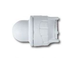 POLYPIPE 22MM POLYFIT SOCKET BLANK END WHITE