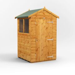 POWER APEX GARDEN SHED SINGLE DOOR (4FT X 4FT TO 20FT X 10FT) - DIRECT HOME DELIVERY