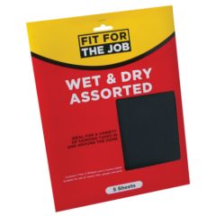 FFJ WET & DRY PAPER - ASSORTED GRADES (PACK OF 5)