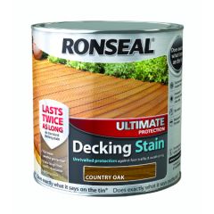 RONSEAL ULTIMATE DECKING STAIN 2.5L COUNTRY OAK