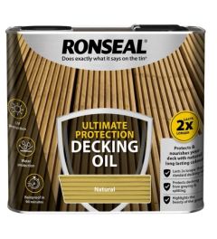 RONSEAL ULTIMATE PROTECTION DECKING OIL NATURAL 2.5L