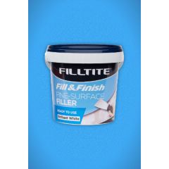 FILLTITE FILL & FINISH READY TO USE FINE SURFACE FILLER WHITE 1.5KG