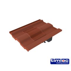 TIMLOC CASTELLATED TILE VENT RED