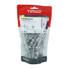 TIMCO HEX NO. 3 SELF DRILLING SCREWS FOR LIGHT SECTION STEEL 5.5 X 70MM (BAG 100)